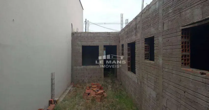 Casa em construção a venda, 2 quartos, 1 suíte, 2 vagas, no bairro Vila Industrial em Piracicaba - SP