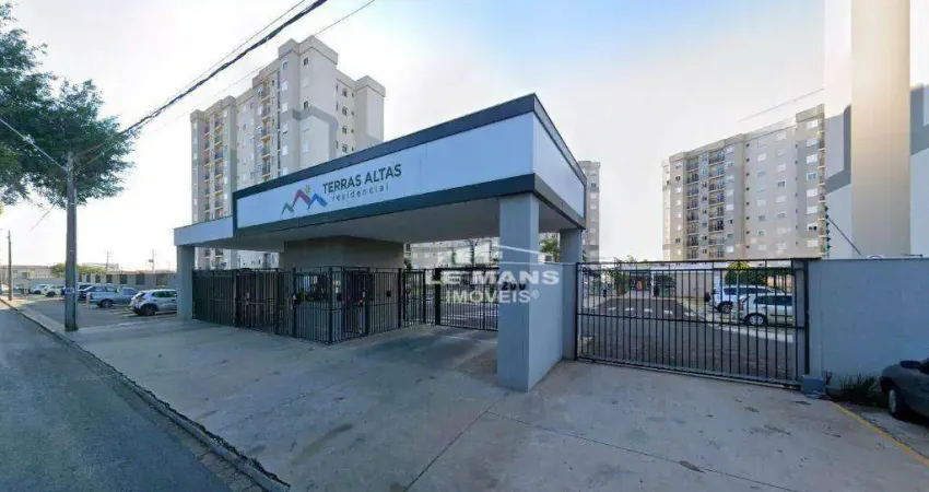 Apartamento a venda no edifício terras altas residencial, no bairro pompéia, em piracicaba/sp
