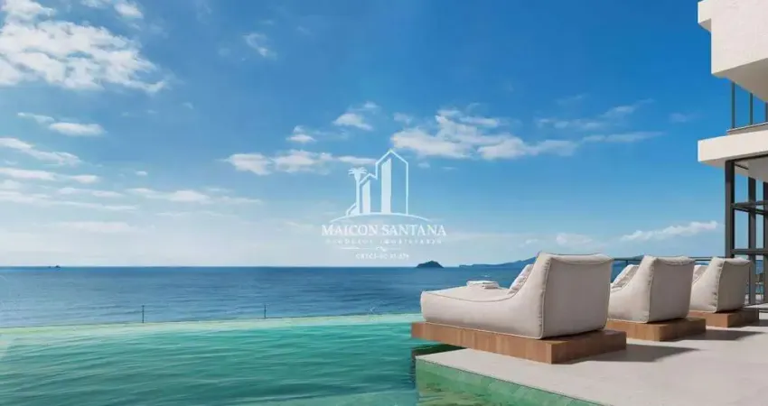 3 suítes com 3 vagas frente mar em balneário piçarras - sc alto padrão