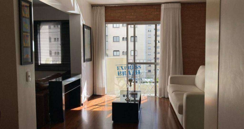 Apartamento com 2 quartos, totalmnente mobiliado - 92m² - À venda em Moema, São Paulo/SP