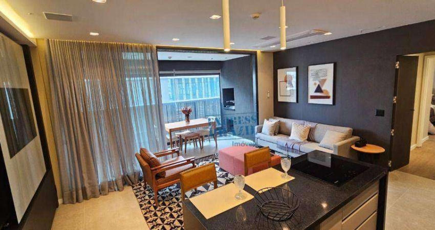 Apartamento totalmente mobiliado para alugar no brooklin - Condomínio de Alto Padrão - Agende sua visita!!