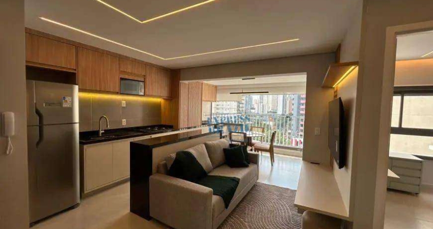 Primeira Locação! Apartamento mobiliado com 2 dormitórios, 59m² em excelente localização - Agende sua visita!!