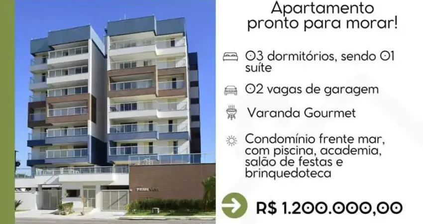 Apartamento à venda em Caraguatatuba-SP, bairro Indaiá: 3 quartos, 1 suíte, 2 salas, 2 banheiros, 2 vagas, 106,27 m².