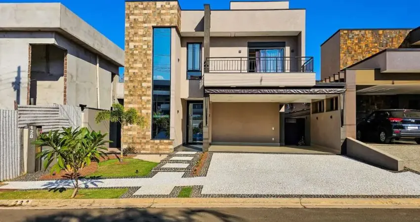 Linda casa em condomínio à venda em Paulínia-SP, Jardim América: 4 quartos, 4 suítes, 3 salas, 5 banheiros, 4 vagas, 244m².
