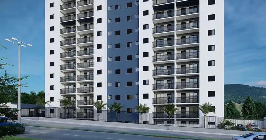 Apartamento à venda em Guaratinguetá-SP no Jardim do Vale: 2 quartos, 2 salas, 1 banheiro e garagem!