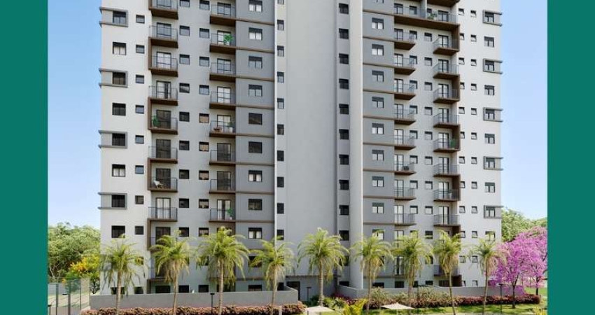 Apartamento à venda em Indaiatuba-SP, Reserva Petrus: 2 quartos, 2 salas, 1 banheiro, 1 vaga de garagem, 47,17m² de área.