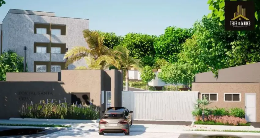 Lançamento Aptos 48,33m2 2 Dorms, Sala, Cozinha, Banheiro, Sacada, 1 Vaga, Playground, 02 áreas gourmet completas e Praça de convivência.
