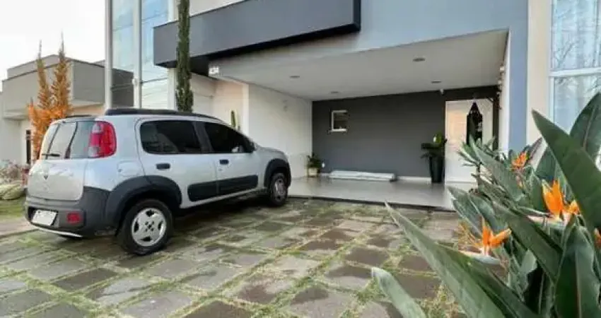 Belo sobrado no Condomínio Real Park, 3 suítes,  uma com closet, banheiro social, lavabo, cozinha, ampla dispensa integrada a lavanderia, 4 vagas.