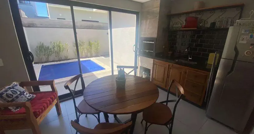 Casa Térrea 153,89m2 3 Dorms 1 Suíte, Banheiro Social, Lavabo, Sala, Cozinha, Piscina Aquecida c/Hidro, Área Gourmet c/Churrasqueira, Ar Condicionado