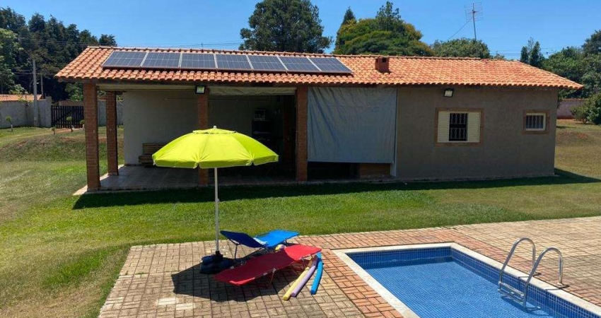 Chácara 5000m2, Casa Sede 100m2, 3 Dormitórios, Sala, Cozinha Gourmet, Banheiro, Campo De Futebol, Piscina, Chalé, Pomar, Internet, Ótima Localização