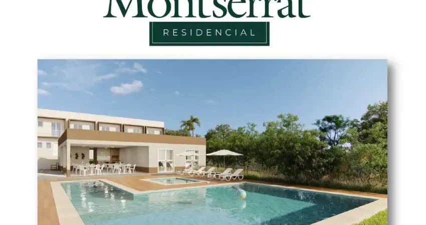 Residencial Monteserrat, Casas Sobrados de 52,26m2 a 67,72m2, 2 Dormitórios, Quintal, Varanda, Área de Lazer Completa, Ótima Localização