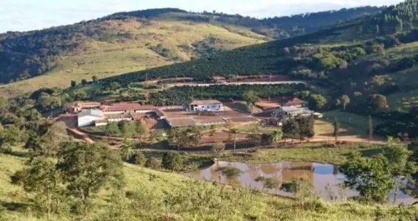 Fazenda 300 Alqueires, Rica em Água com 10 Represas e Nascentes, 900 Mil Pés de Café, Pasto Formado, Casa Sede, Casas Caseiro, Galpão, Curral