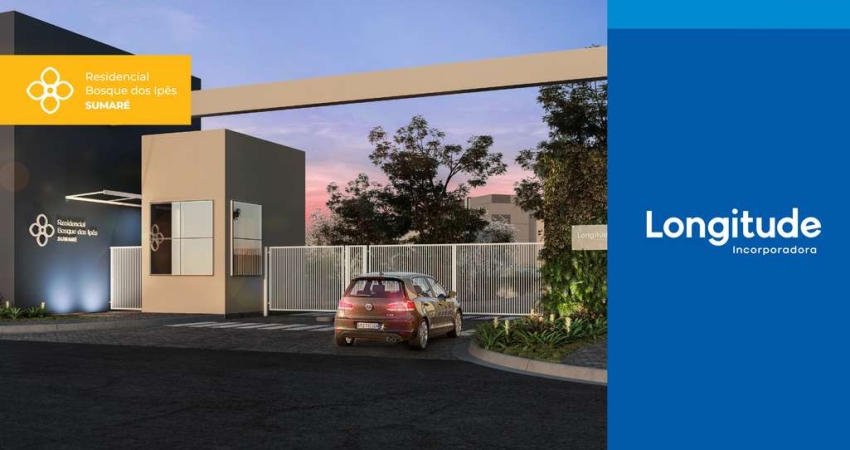 Lançamento Residencial Bosque dos Ipês, Apartamentos de 38,96m2 a 45,57m2, 2 Dormitórios, 1 Vaga, Cozinha Americana, Área de Lazer Completa