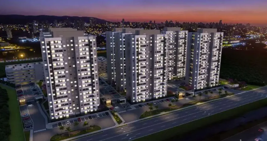 Torre Piemonte 44,46,47m2 2 Dorms,Sala,Banheiro,Cozinha Americana,Varanda e Lazer Completo