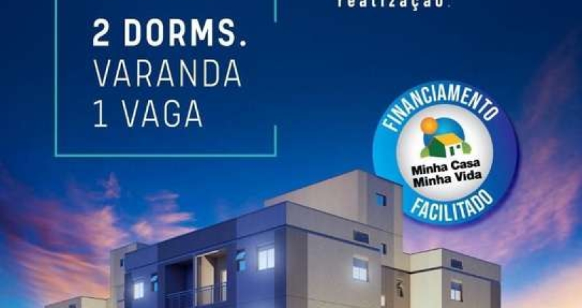 Portal do Graminha Aptos 50,59 e 75m2 2 Dorms,Sacada,1 Vaga,Prep p/Ar Cond,PlayGround,Bicicletário