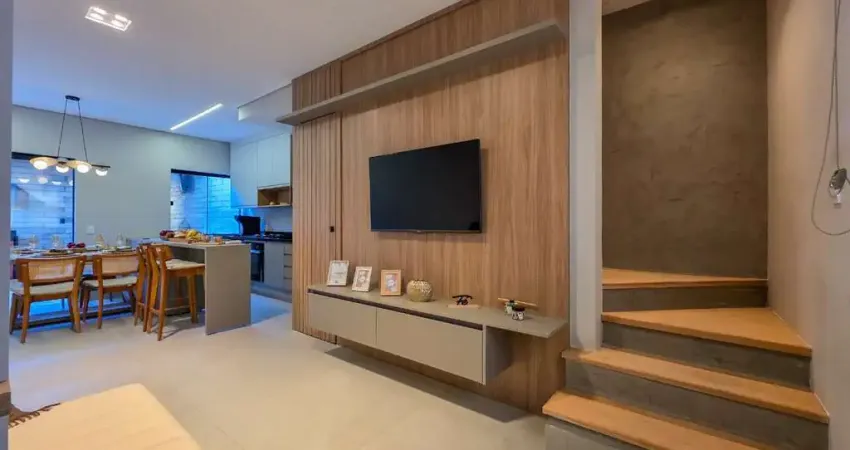 Excelente oportunidade: Casa à venda em Hortolândia-SP, Jardim São Jorge, 2 quartos, 2 suítes, 2 salas, 2 banheiros, 2 vagas, 72,56m²