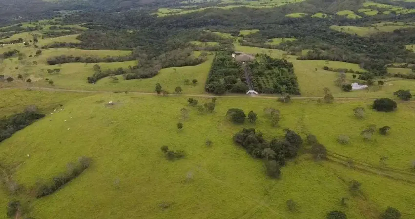 Fazenda em Luziânia  1.702 hectares (351 alqueires). 37 divisões de pasto. Toda no arame liso. Margeia Rio São Bartolomeu 7.5 km. Várias represas. Nascentes. Dupla aptidão. Planta 800 hectares. Altitu