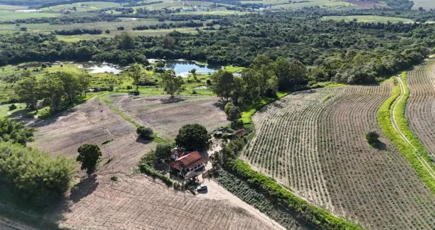 *excelente sítio a venda na região de sorocaba-sp* ?? área total: 12,42 alqueires ou 30,07 hectares formação: agricultura - mandioca plantio: 9 alqueires ou 21,8 hectares solo: misto topogra