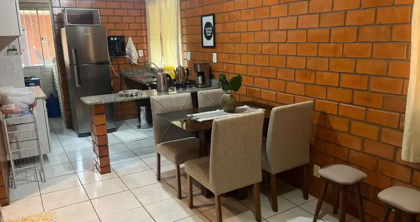 Apartamento 70m2 no condominio estancia arvore da vida, 2 dormitórios, 2 suíte, cozinha americana, área de lazer completa, mobiliado,ótima localizaçao