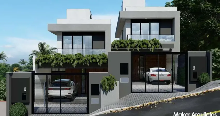 Sobrado para venda em joinville, saguaçu, 3 dormitórios, 3 suítes, 4 vagas