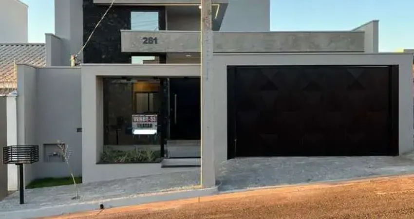 Casa Moderna à Venda com 3 Quartos e Área Gourmet no Afonso Querioz – Patos de Minas