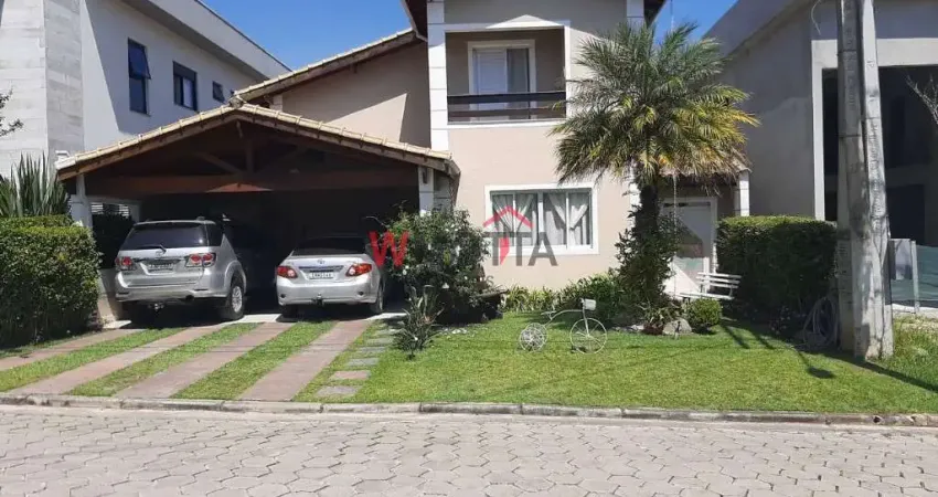 Casa de luxo em condomínio na Residencial Veredas, Mogi das Cruzes-SP: 5 quartos, 4 suítes, 2 salas, 7 banheiros, 4 vagas e 202,15 m².