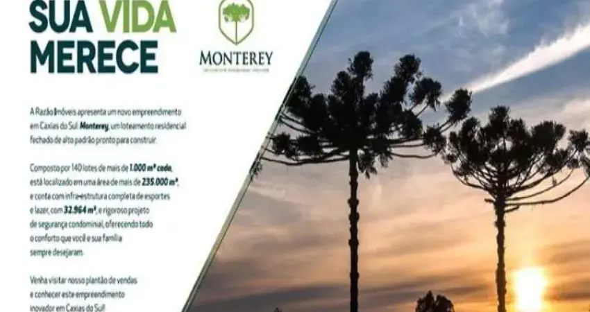 Terreno em condomínio fechado à venda na Rua Agostinho Corso, 499, São Ciro, Caxias do Sul