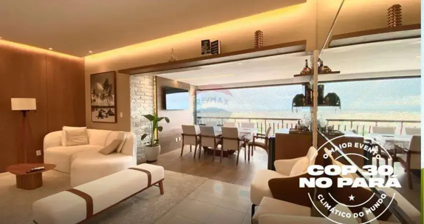 Luxuoso Apartamento de 4 Suítes com Vista para a Baía e 3 Vagas – Hospedagem Premium para a COP 30 em Belém!