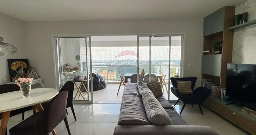 Cop30 - apto mobiliado com 4 quartos sendo 3 suites, 4 banheiros, + lavabo, com uma varanda gourmert ampla no ed. torres floratta - 141m2