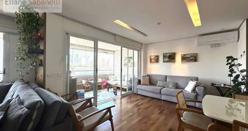 Apartamento à venda 3 dormitórios, 116m2, 2vagas no brooklin novo