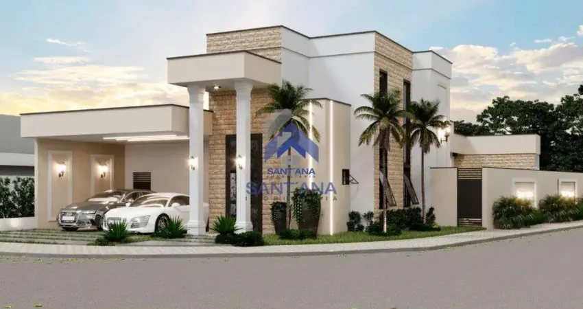 Casa em construção de 200,54m² com 4 suítes no residencial ouroville no quiririm em taubaté/sp