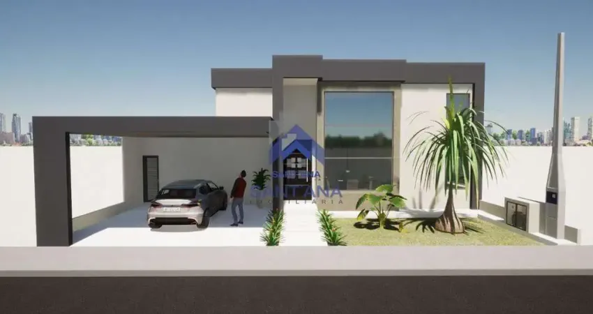 Casa em construção de 200m² com 3 dormitórios sendo 1 suíte no condomínio parque araucárias no bairro dos guedes em tremembé/sp