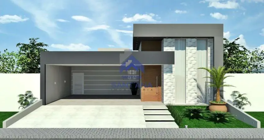 Casa em construção de 180m² com 3 dormitórios sendo 1 suíte no condomínio quinta das palmeiras residencial no chácaras cataguá em taubaté/sp