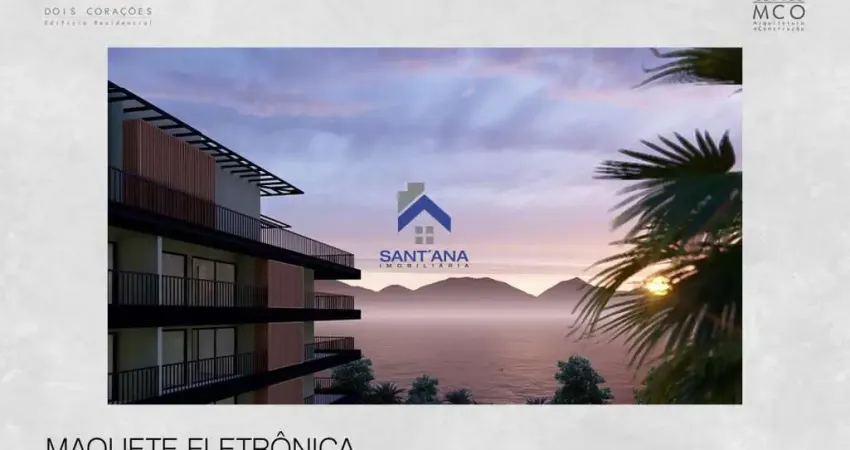 Apartamento com 2 dormitórios sendo 1 suíte no condomínio residencial dois corações no bairro itaguá em ubatuba/sp