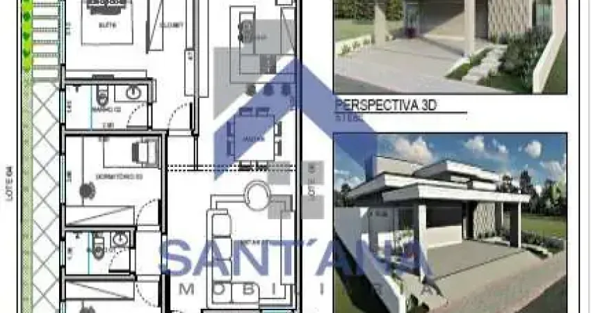 Casa de 153m² com 1 suite no condominio barão de tremembé em tremembé/sp