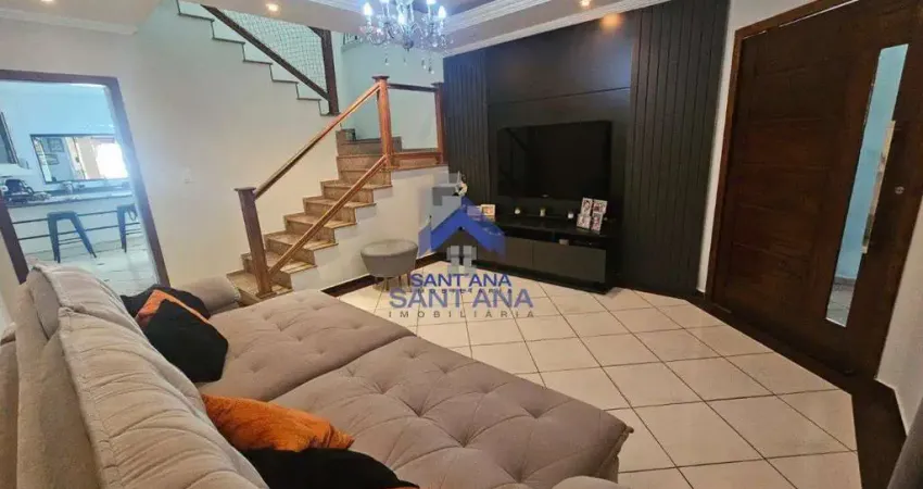 Sobrado de 190m² com 3 dormitórios sendo 1 suíte no residencial portal da mantiqueira  em taubaté/sp