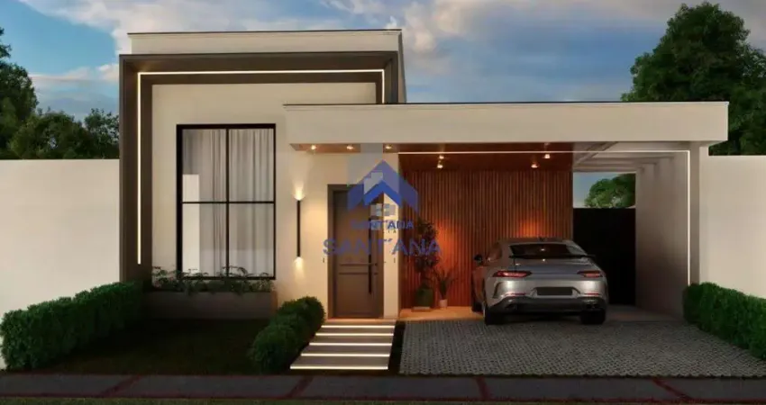 Casa de 150m² com 3 dormitórios sendo 1 suíte master com closet no condomínio ágata no vale dos cristais em taubaté/sp