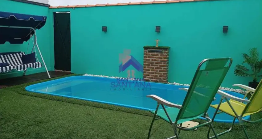 Sobrado com 211 m² com 4 dormitórios no residencial santo andré em caçapava-sp