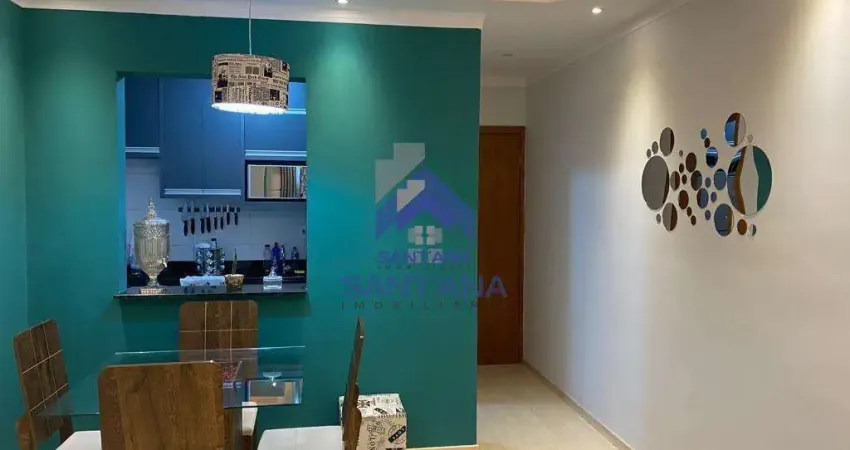 Apartamento de 58m² com 2 dormitórios sendo 1 suíte no jardim bela vista  condomínio vistas do vale  em taubaté/sp