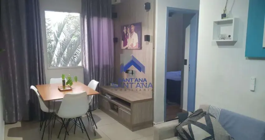 Apartamento de 49m² com 2 dormitórios no condomínio spazio tendence em taubaté/sp