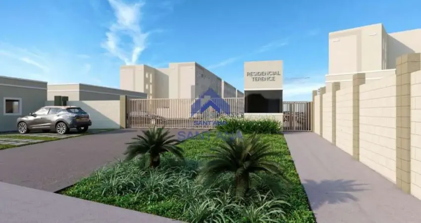 Apartamento de 40,63m² com 2 dormitórios no residencial terence em tremembé/sp