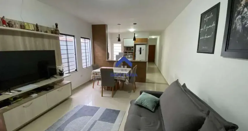 Casa com 2 dormitórios, garagem coberta e quintal no parque senhor do bonfim em taubaté/sp