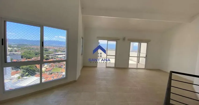 Apartamento duplex de 173,00m² de área útil com 3 dormitórios sendo 1 suíte, espaço gourmet e linda vista no condomínio village towers no bairro barranco em taubaté/sp