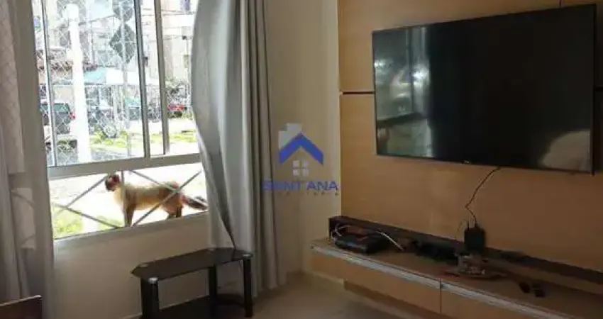 Apartamento de 53m² com quintal com 2 dormitórios no condomínio rossi jacarandas no bairro jardim jaraguá em taubaté/sp