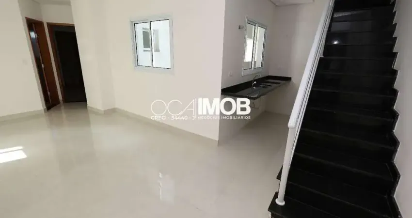 Cajuru - cobertura com 2 dormitórios à venda, 94 m² por r$ 456.000,00 - vila pires - santo andré/sp