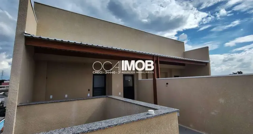 Batuira - cobertura com 2 dormitórios à venda, 96 m² por r$ 435.000 - vila helena - santo andré/sp