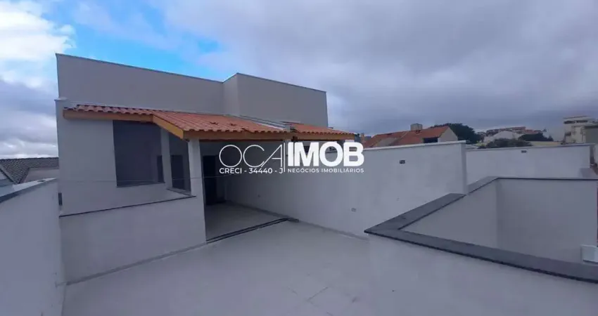 11 agosto - cobertura à venda, 46 m² por r$ 402.000,00 - vila américa - santo andré/sp