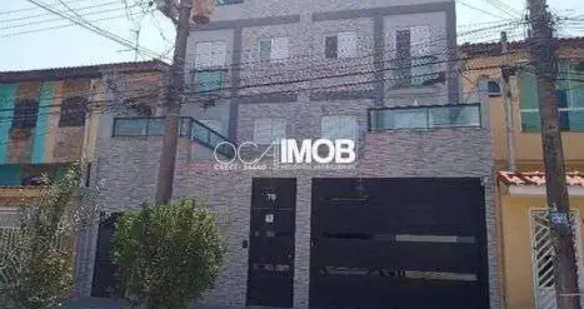 Residencial oliva - cobertura com 2 dormitórios à venda, 64 m² por r$ 349.000 - parque erasmo assunção - santo andré/sp