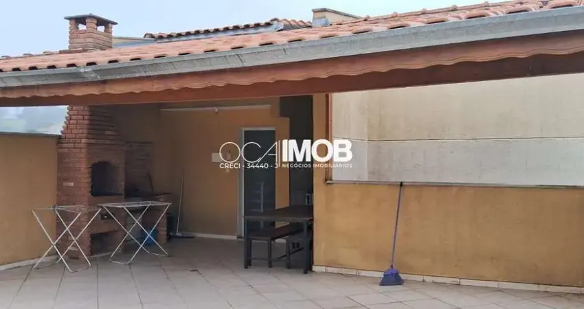 Caravelas - cobertura com 3 dormitórios à venda, 79+79 m² por r$ 600.000 - vila pires - santo andré/sp