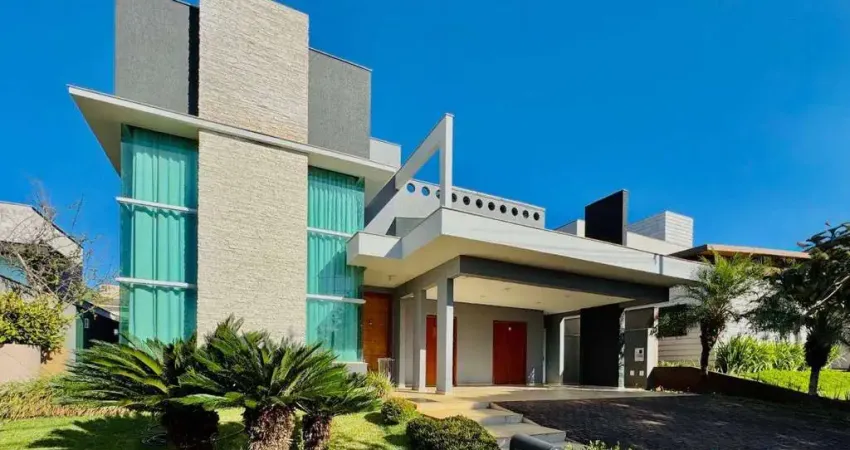 Cond. sun lake - casa com 3 dormitórios à venda, 250 m² - rua alcides turini, n°150, recanto do salto - londrina/pr